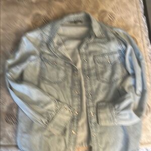 Jane and Delancey Blue Denim Jacket Timeless Design